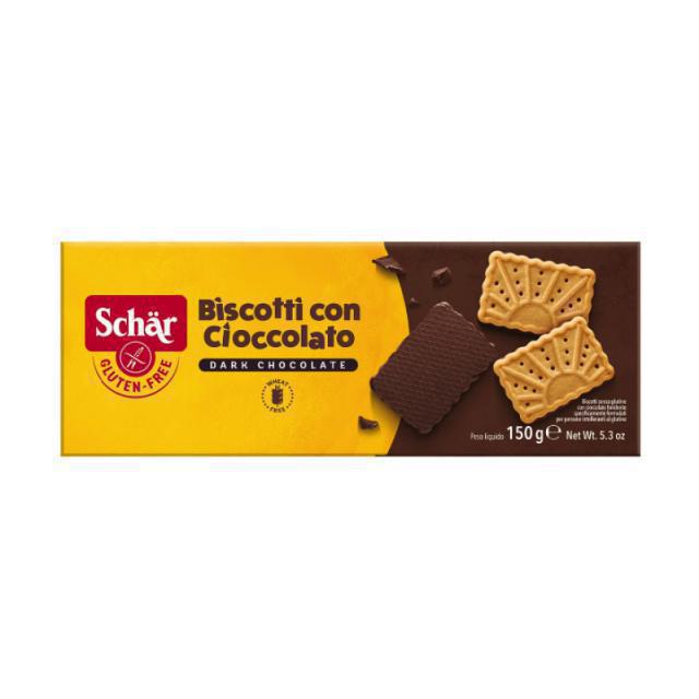 Schar Μπισκότα βουτύρου με μαύρη σοκολάτα πτι μπερ 150gr Χ/ΓΛ