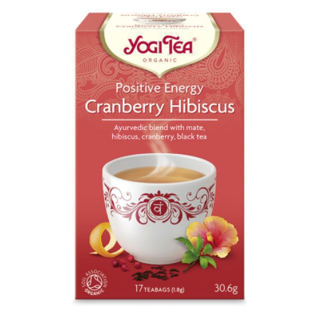 Yogi Tea Τσάι Positive Energy Cranberry Hibiscus 30,6gr