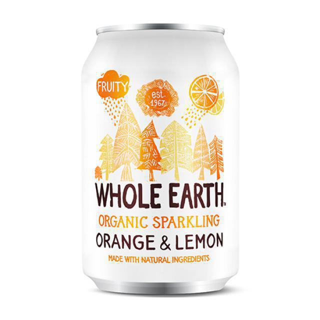 Whole Earth Αναψυκτικό Πορτοκάλι-Λεμόνι Χωρίς Ζάχαρη 330ml