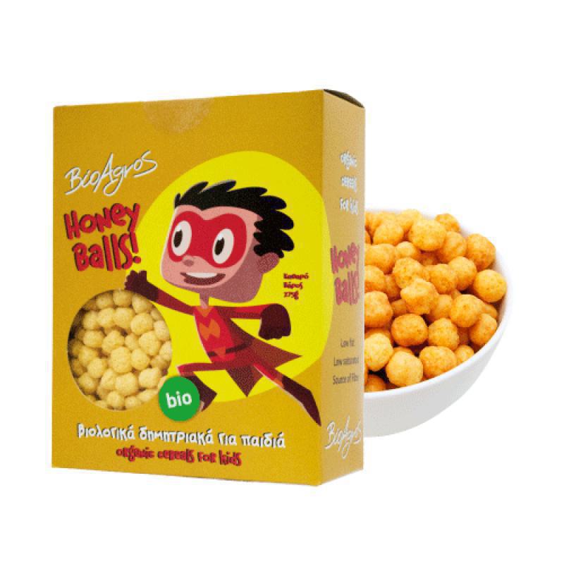 ΒιοΑγρός Δημητριακά Για Παιδιά  Honey Balls 275gr