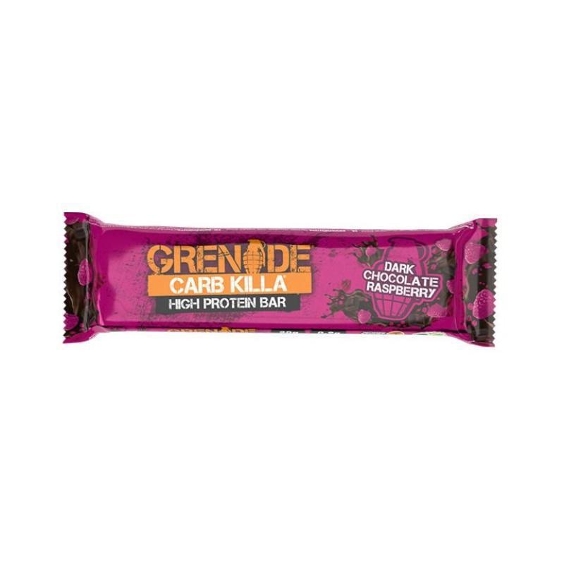 Grenade Carb Killa Μπάρες Υψηλής Πρωτεΐνης Dark Chocolate Raspberry 60gr