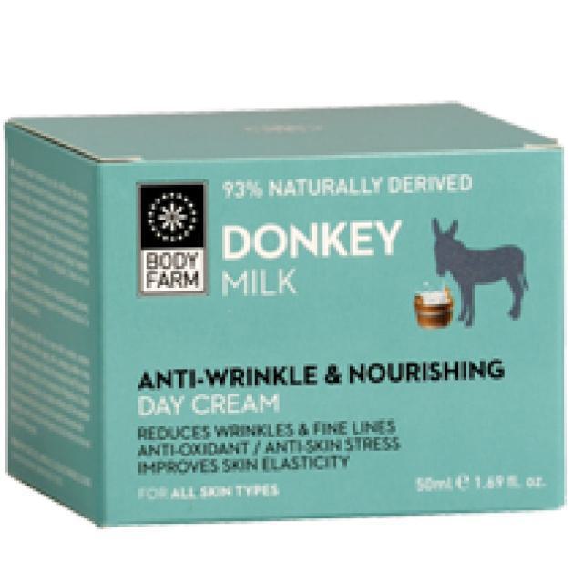 Bodyfarm Donkey Milk Αντι-Ρυτιδική & Θρεπτική κρέμα ημέρας 50ml
