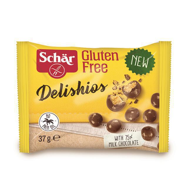 Schar Τραγανές μπαλίτσες δημητριακών με 75% επικάλυψη σοκολάτας γάλακτος 37gr Χ/ΓΛ