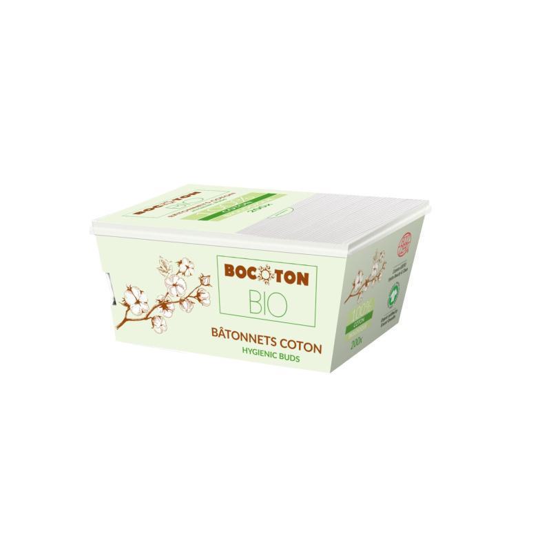 Bocoton Μπατονέτες από 100% βιολογικό βαμβάκι 200τμχ