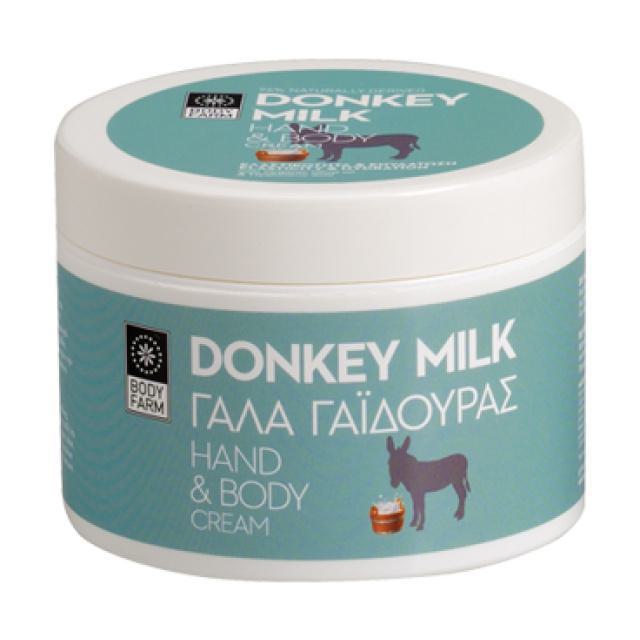 Bodyfarm Donkey Milk Κρέμα Χεριών & Σώματος 200ml