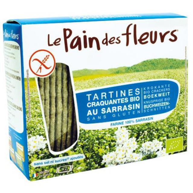Le Pain Des Fleurs Τραγανές φρυγανιές από φαγόπυρο βιολογικές X/ΓΛ 150gr