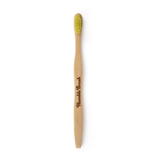 The Humble Co. Οδοντόβουρτσα ενηλίκων από Bamboo κίτρινη medium