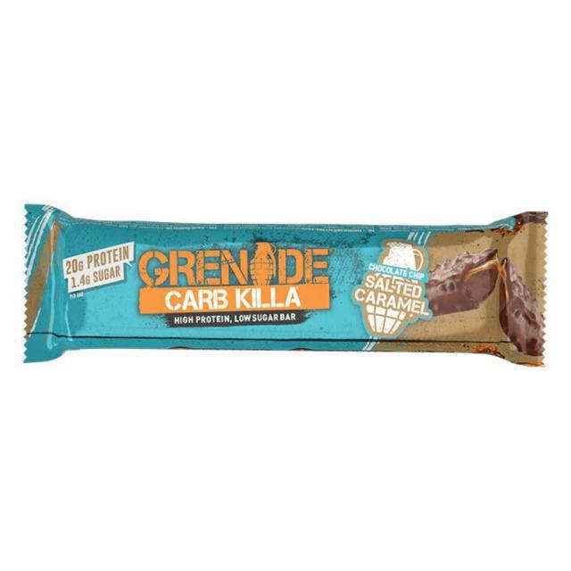 Grenade Carb Killa Μπάρες Υψηλής Πρωτεΐνης Chocolate Chip Salted Caramel 60gr