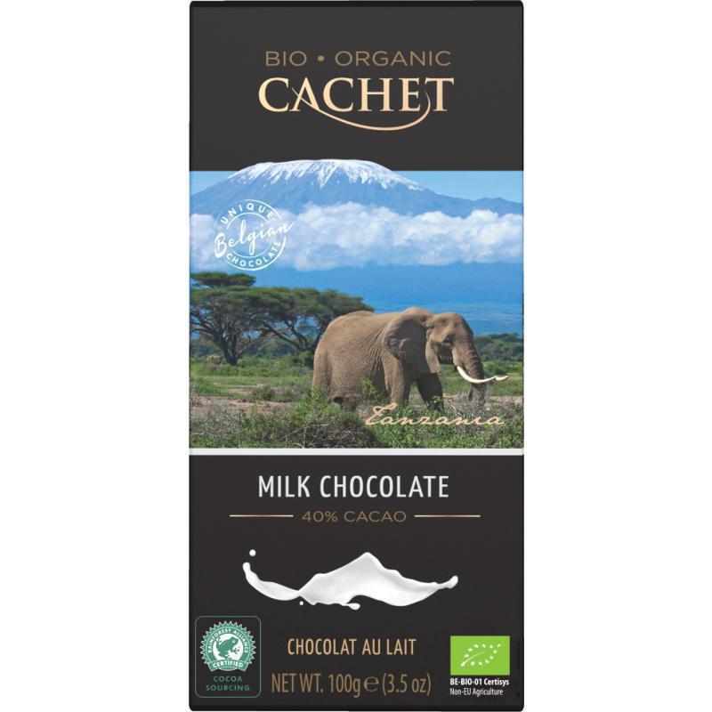 Cachet bio Σοκολάτα γάλακτος 40% κακάο 100gr