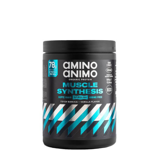 Amino Animo Πρωτεΐνη Muscle Synthesis Γεύση Βανίλια 500gr