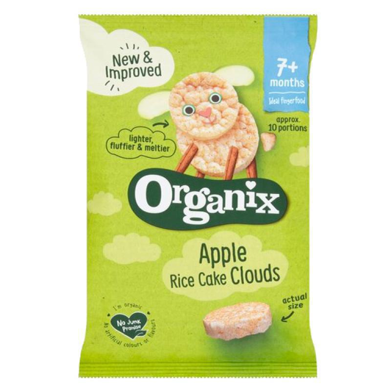 Organix Ρυζογκοφρέτες Μήλο 40gr