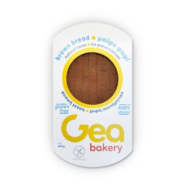 Gea Bakery Ψωμί Ολικής Αλέσεως Σε Φέτες 400gr Χ/ΓΛ