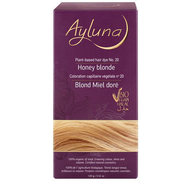 Ayluna Βιολογική Βαφή Μαλλιών Honey Blonde No.20 100gr