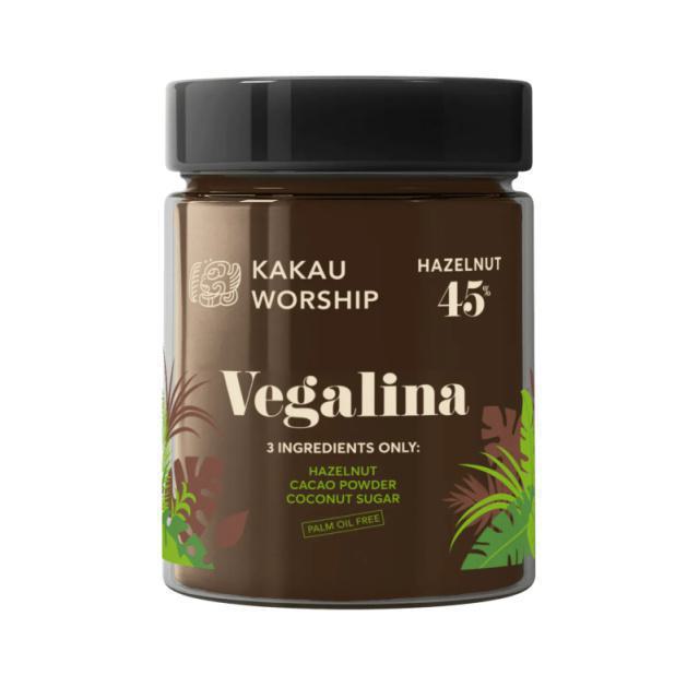 Kakau Worship Πραλίνα Vegalina Με 45% Φουντούκι 350gr Χ/ΓΛ