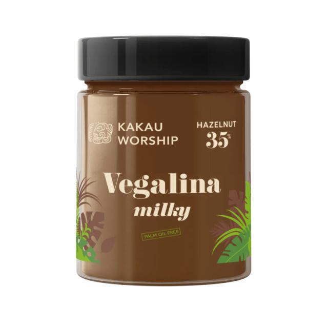 Kakau Worship Πραλίνα Vegalina Milky Με 35% Φουντούκι 350gr Χ/ΓΛ