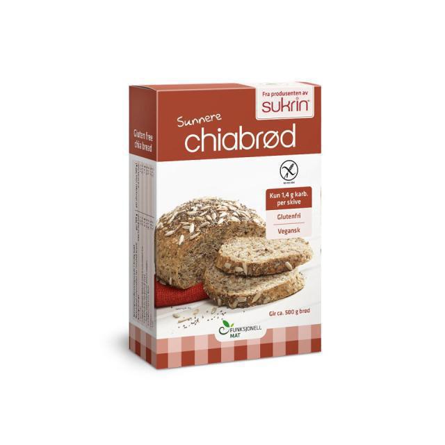 Sukrin Chia Bread Mix - Μείγμα για Ψωμί Με Σπόρους Τσία 250gr Χ/ΓΛ