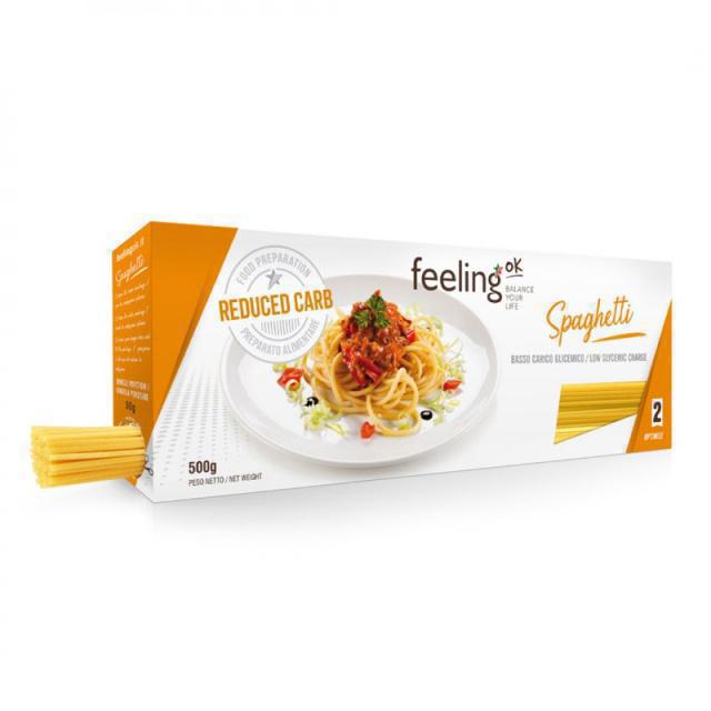 FeelingOk Ζυμαρικά Spaghetti Optimize Με Φυτικές Ίνες και Χαμηλούς Υδατάνθρακες 500g