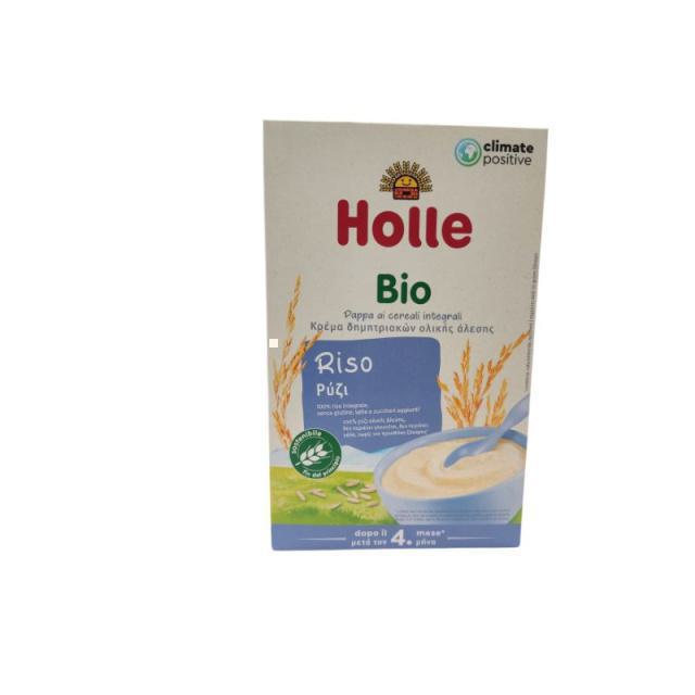Holle Βρεφική Κρέμα Δημητριακών ολικής άλεσης απο Ρύζι 250gr