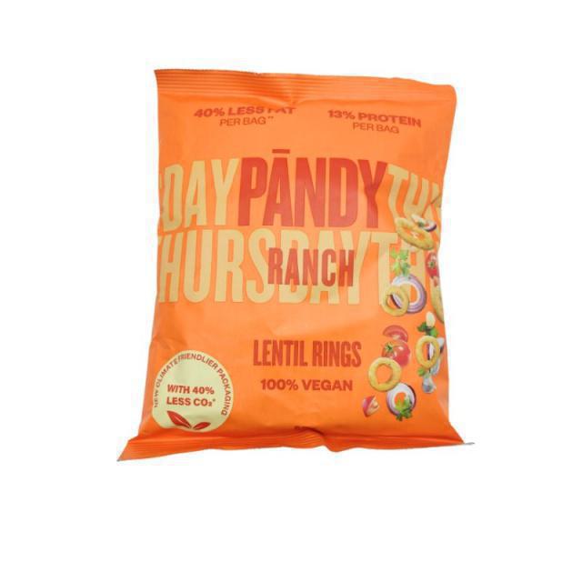 Pandy Πρωτεϊνικά Chips Φακής Με Χωριάτικη Γεύση-Ranch 50gr