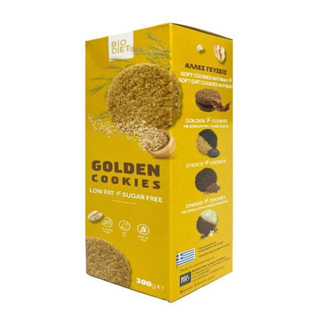 Biodiet Μπισκότα Βρώμης Golden Cookies 300gr