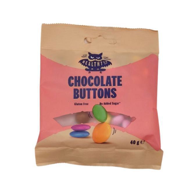 HealthyCo Chocolate Buttons Καραμελάκια Σοκολάτας Χ/Ζ X/ΓΛ 40GR