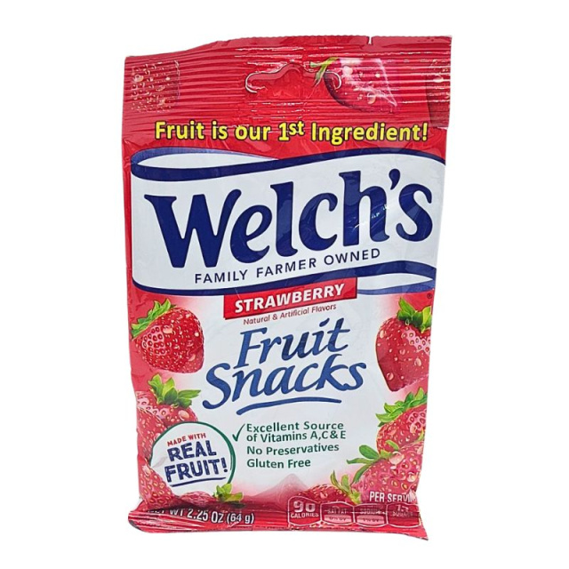 Welch's Ζελεδάκια Με Γεύση Φράουλα 64gr Χ/ΓΛ