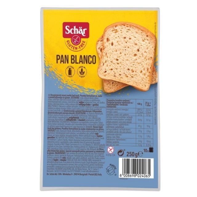 Schar Ψωμί Λευκό σε φέτες Pan Blanco 250gr Χ/ΓΛ